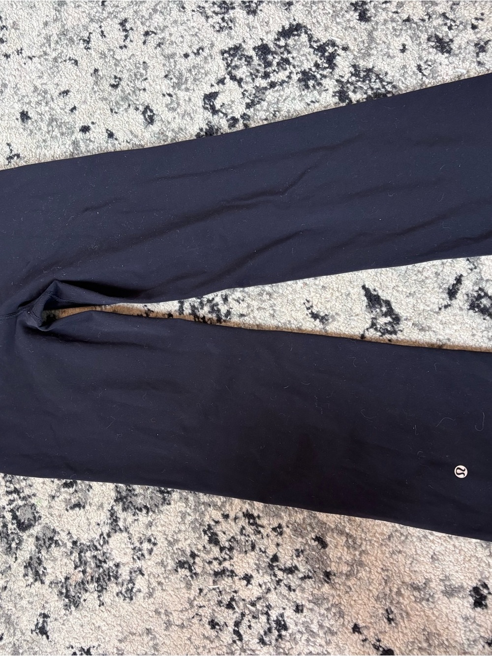 lululemon athletica Black Petite Short Flared Leggings Crossover size 4 - Picture 7 of 8